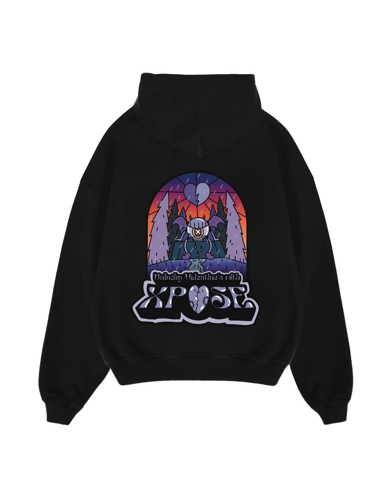 UNLOVE HOODIE BLACK